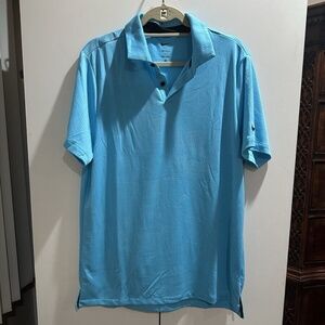 Nike Dri-Fit Golf Polo Shirt Tour Baby Blue DV7528-416 Men's Size Large NWT $80